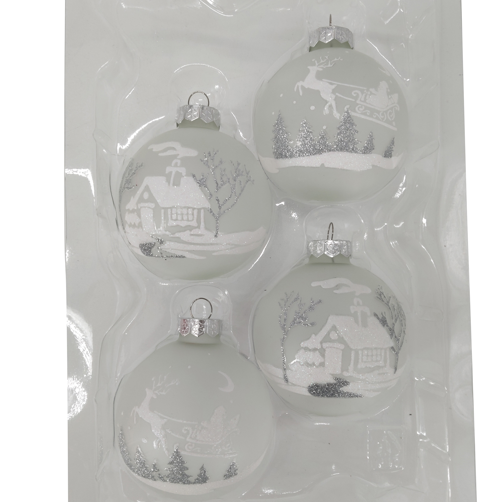 4CT DEER HOUSE ORN