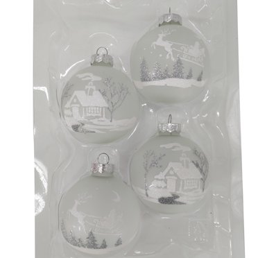 4CT DEER HOUSE ORN