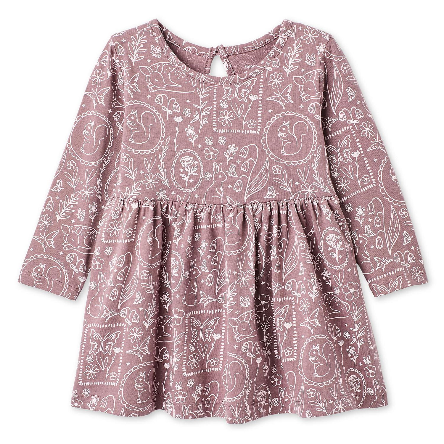 Robe à manches longues George pour bébés filles