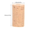 thumbnail image 2 of STRANDCHIC 3Ensemble Bouchons Cylindriques en Bois Kaki Protection pour Accessoire de Flûte, 2 of 5