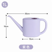 Birdeem 1 Liter Plastic Watering Can for Indoor Plants, Small Portable Watering Pot for House Plants and Outdoor Garden, Long Spout Watering Can