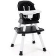 thumbnail image 1 of Pemberly Row 8 in 1 Baby High Chair Convertible Dining Booster Seat Black, 1 of 8