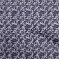 thumbnail image 1 of oneOone Tissu Popeline de Coton Violet Abstrait pour Robe Tissu Imprimé au Mètre 42 Pouces de Large, 1 of 4
