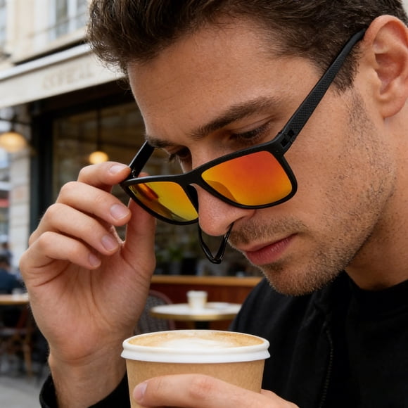 Lunettes de Sport Polarisées pour le Cyclisme Lunettes Légères