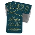 thumbnail image 1 of Inkdotpot Real Gold Foil Happy Diwali Tags Favor Hang Paper Tags 50 Pack, 1 of 6