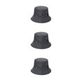 thumbnail image 3 of Thinsony Polyester Breathable Fisherman Cap For Sun Protection And Comfort Sunscreen Fisherman Cap Hat Summer darkgray 58cm 3Set, 3 of 6