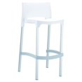 thumbnail image 1 of Compamia Gio Tabouret de Bar d'Extérieur 29,5 Po Blanc, 1 of 8