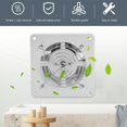 thumbnail image 2 of 4 Inch 20W 220V High Speed Exhaust Fan Toilet Kitchen Bathroom Hanging Wall Window Glass Small Ventilator Extractor Exhaust Fans, 2 of 7