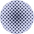 thumbnail image 1 of Ahgly Company Tapis Rond Lavable en Machine Intérieur Transitionnel Bleu Lavande, 8 Pieds Rond, 1 of 7