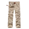 thumbnail image 1 of CEHVOM Men's Loose Multi-Pocket Washed Overalls Outdoor Casual Pants Trousers, 1 of 4