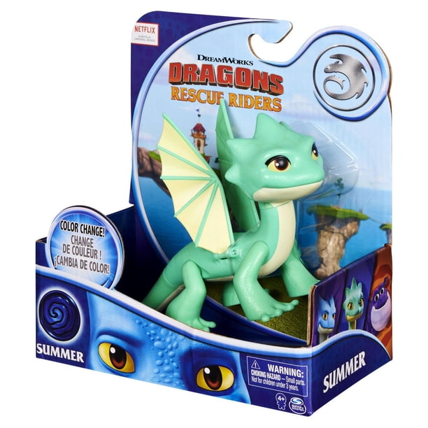 DreamWorks Dragons Rescue Riders, Summer Dragon Action Figure with
