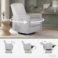 thumbnail image 3 of Evolur Harlow Deluxe Glider, Power Recliner, and Rocker With USB Charging Port, 3 of 6