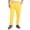 Yellow, variant on Mens Casual Pants for Men - Hop Track Pants with Solid Color Elastic Waist Pockets Straight Slim Fit Fall Winter Everyday Wear