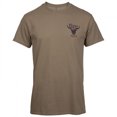 thumbnail image 2 of Coors Banquet Rodeo Logo Distressed Front and Back Tan T-Shirt-Small, 2 of 4
