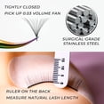 thumbnail image 4 of LLBA Pince à Cils Professionnelle Volume Outil d'Application pour Faux Cils / Formes et Usages Multiples Pinces / Pinces à Prise Antidérapante pour Volume, Isolation et Cils Classiques (Argent, Move It Classic), 4 of 7