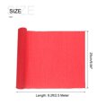 thumbnail image 2 of Unique Bargains Crepe Paper Roll 8.2ft Long 10 Inch Wide for Wedding Ceremony Various Large Festivals Decoration,Red, 2 of 6