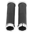 thumbnail image 4 of Bike Handlebar Grips, Handlebar Grips Shock Absorption Aluminum Alloy Locking Ring  for Long Term Riding White,Silver,Gold, 4 of 7