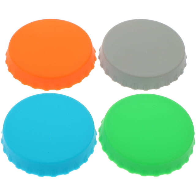 MLINS 4Pcs Ring-pull Can Lids Silicone Can Sealing Lids Reusable Can Sealers Reusable Can Lids