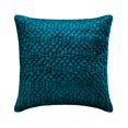 thumbnail image 1 of Toss Pillow Cover, Teal Blue 22"x22" (55x55 cm) Throw Pillow Covers, Velvet Quilted & Solid Color Throw Pillows For Couch, Geometric Pattern Modern Style - Irresistible Teal, 1 of 3