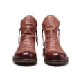 thumbnail image 4 of Woobling Men Non Slip Bootie Shoes Work Side Zip Casual Leather Boot Brown 9.5, 4 of 9