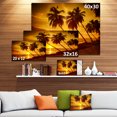 thumbnail image 4 of Design Art - Coucher de Soleil sur la Plage de l'Île de Barbados, 4 of 4