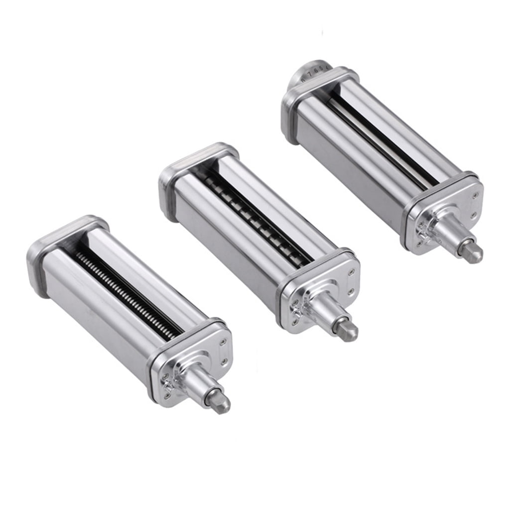Pasta Maker Stainless Steel Pasta Spaghetti roller; stainless steel pasta Roller Stand Type Mixer Attachment Kitchen Tool, Thick Type