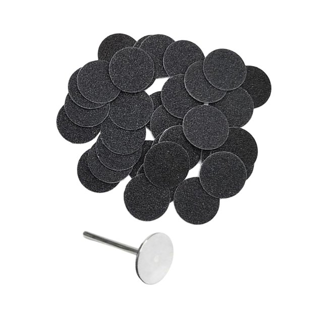 Sand Pads Disks For Electric Foot File Callus Remover Tool 15mm 80Grit 50Pcs