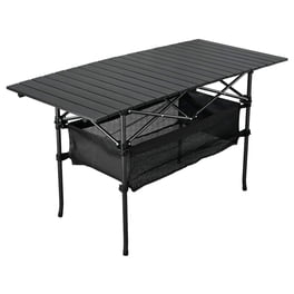 Table De Pique-Nique Pliable Roundsky – Bois, 24x11cm, 4 Porte-Verre, Porte Jusqu'à 15 Kg