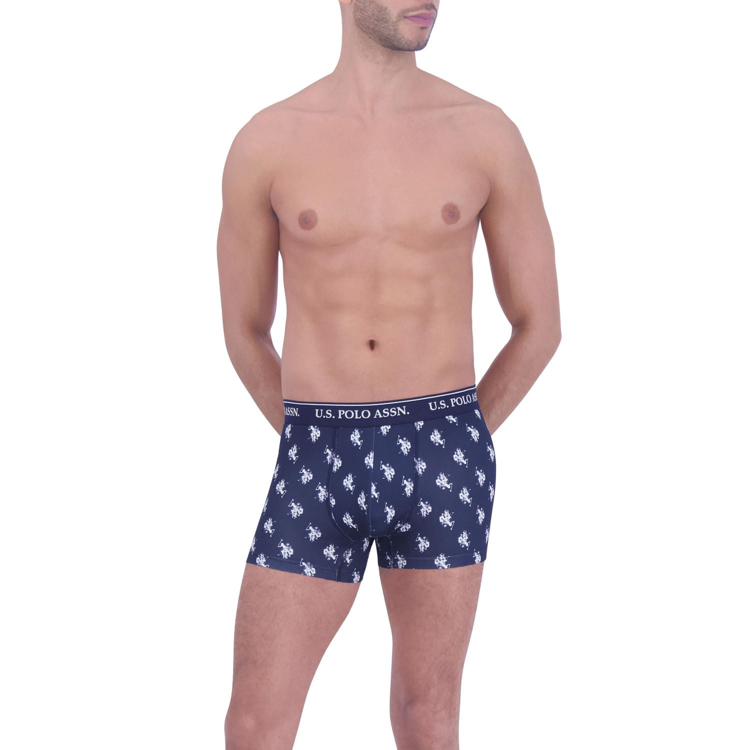 Paq. de 4 caleçons boxeurs ultradoux U.S. POLO ASSN. pour hommes