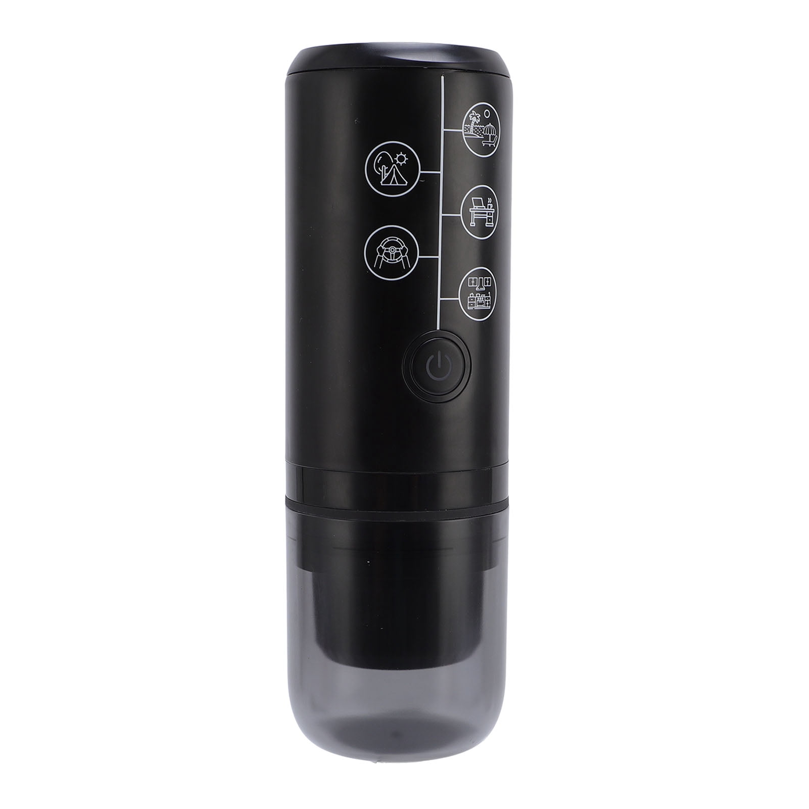 17Bar Cordless Design Pressure Coffee Maker with 2600mAh Battery for Travel, Camping, Portable Electric Coffee Machine, Simple and Efficient, Powder and Capsules Compartment