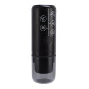 Portable Coffee Maker, 17Bar Pressure Electric Coffee Machine with Powder and Capsules Compartment, 2600mAh USB Rechargeable Travel Coffee Maker for Home, Office, RV, Camping