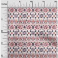 thumbnail image 2 of oneOone Silk Tabby Orange Fabric Asian Block Craft Project Decor Fabric Printed by The Yard 42 Inche Wide-9045, 2 of 4