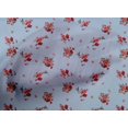 thumbnail image 4 of oneOone Coton Bio Voile Feuilles & Fleurs Imprimé Floral Tissu par la Cour 42 Pouces de Large, 4 of 4