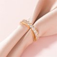 thumbnail image 4 of EGNMCR Rings Exquisite set diamond ring fashion versatile female accessories ring ring, 4 of 9