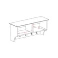 thumbnail image 3 of Prepac Manufactured Wood 36 in. Wide Hanging Entryway Shelf, 3 of 5