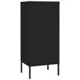 thumbnail image 3 of vidaXL Armoire de Rangement Noire 42,5x35x101,5 cm Acier, 3 of 5