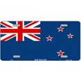 thumbnail image 1 of New Zealand Flag Vanity Metal Novelty License Plate Style Sign, 1 of 2