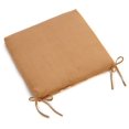thumbnail image 2 of Blazing Needles Micro Suede 19-Inch by 20-Inch by 3-1/2-Inch Zippered Cushions, Camel, Set of 2, 2 of 2