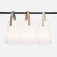 thumbnail image 4 of Linen Chest Cone Shaped Lantern with Handle - White / Gold, 4 of 5