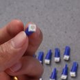 thumbnail image 1 of OUNONA 10Pcs Blue T5 5050 Smd Wedge Led Light Bulbs for Car Ambient Lighting, 1 of 5