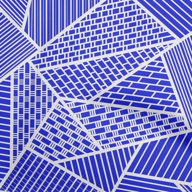 oneOone Cotton Flex Royal Blue Fabric Sewing Craft Projects Fabric Prints By Yard 40 Inch Wide