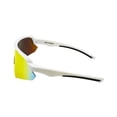 thumbnail image 3 of Lunettes de soleil à visière blanche et orange Athletic Works, 3 of 5
