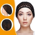 thumbnail image 1 of Hair Wrap Elastic Crochet Hair Net Soft Breathable Mesh Hair Wrap Net For Silk Hair For Sleeping Long Straight Curly Hair, 1 of 8