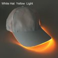 thumbnail image 1 of MesaSe Fashion Unisex Solid Color LED Luminous Baseball Hat Christmas Party Peaked Cap, 1 of 10