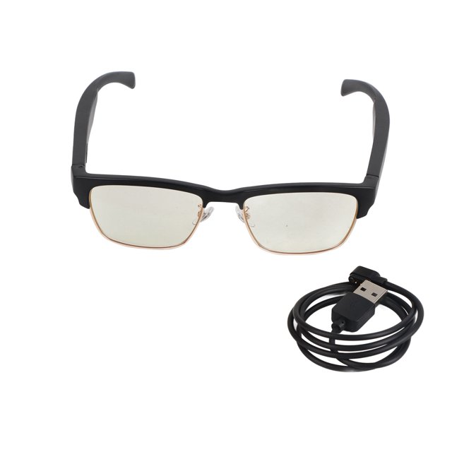 DEWIN Air Conduction Smart Bluetooth Verres Stéréo HD Appels Réduction du Bruit P5 Étanche Tactiles Sport Musique Lunettes