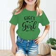 thumbnail image 2 of JAKANYQ T-shirts Graphiques Mignons pour Filles Tout-Petits Col Rond Manches Courtes T-Shirt d'Été Décontracté Vert 9-10 Ans, 2 of 5
