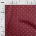 thumbnail image 2 of oneOone Tissu Viscose Chiffon Bordeaux Rétro Ours Matériel de Robe Tissu Imprimé Tissu au Mètre 42 Pouces de Large, 2 of 5
