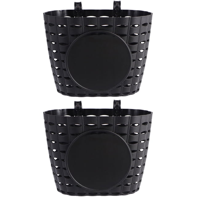 BEADCEST Plastic Bike Basket for Kids Resistant 2 Pcs