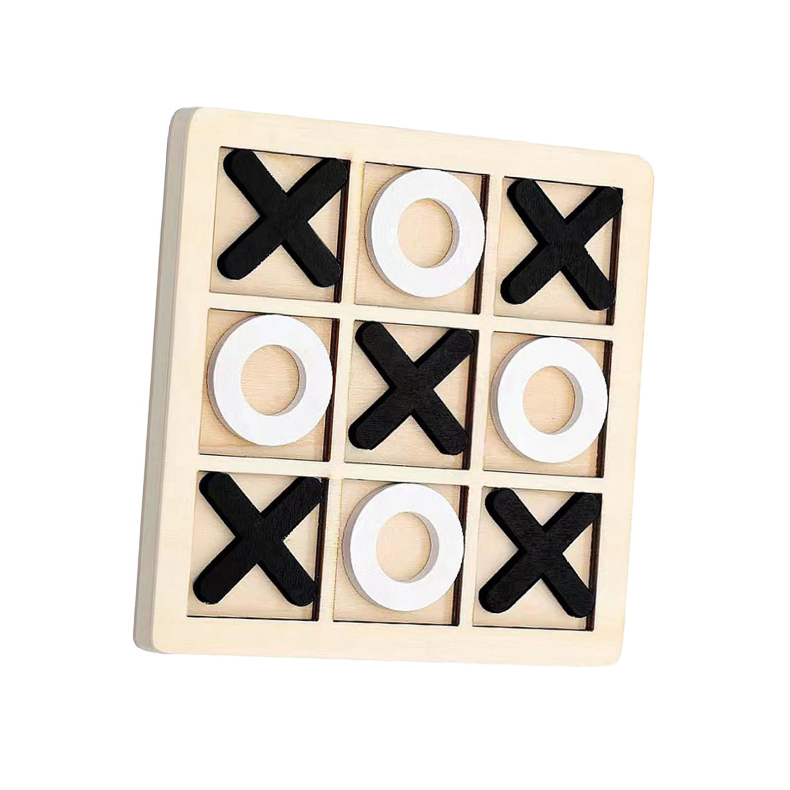 Milaget Tic TAC Toe Board Game Puzzle Games Classic Noughts and Crosses XO Table Toy for