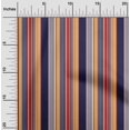 thumbnail image 2 of oneOone Georgette Viscose Navy Blue Fabric Stripes Sewing Craft Projects Fabric Prints By Yard 42 Inch Wide-KB, 2 of 4
